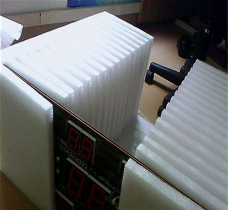  佛山珍珠棉电脑主机包装材料 白色珍珠棉来图可定制